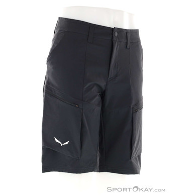 Salewa Puez Durastretch Cargo Herren Outdoorshort-Schwarz-M
