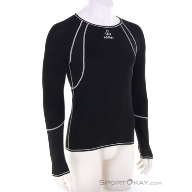 Löffler L/S Airvent Transtex Light Herren Funktionsshirt-Schwarz-54