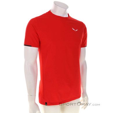 Salewa Pedroc Dry Hybrid Herren T-Shirt-Rot-XL