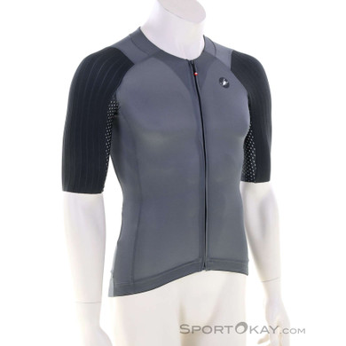Castelli Aero Race 8S Herren Bikeshirt-Dunkel-Grau-M