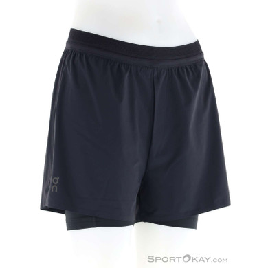 On 3" Performance 2/1 Shorts Damen Laufshort-Schwarz-S