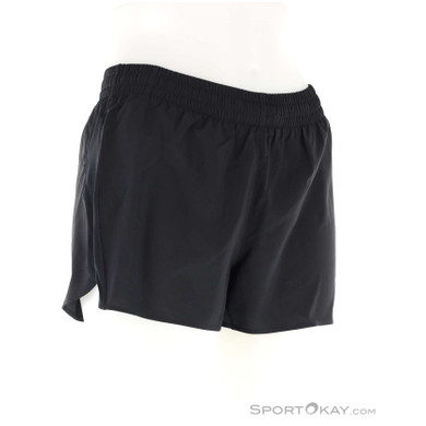 Asics Core Split Damen Laufshort-Schwarz-M