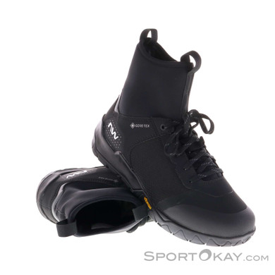 Northwave Multicross Mid GTX Herren Winter Fahrradschuhe Gore-Tex-Schwarz-44