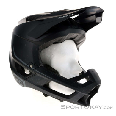 100% Trajecta Fidlock Fullface Helm-Schwarz-XL