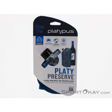 Platypus Platy Preserve 0,8l Trinkflasche-Blau-800