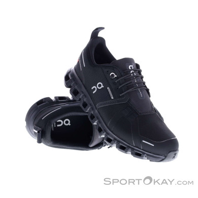 On Cloud 6 Waterproof Damen Freizeitschuhe-Schwarz-9