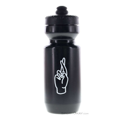 Fingerscrossed Bidon Trinkflasche-Schwarz-One Size