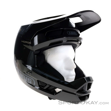 Abus HiDrop Fullface Helm-Schwarz-XL