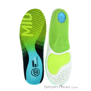 Sidas 3Feet Run Protect Mid Einlegesohlen-Grün-XS