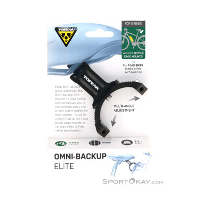 Topeak Omni-Backup-Elite Zubehör Halterung-Schwarz-One Size