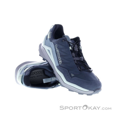 Lowa Maddox Pro GTX Low Damen Wanderschuhe Gore-Tex-Blau-5,5