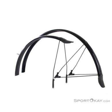 SKS Germany Bluemels Cable Line 28" 45mm Schutzblech Set-Schwarz-One Size