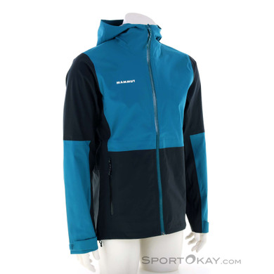 Mammut Linard Guide HS Hooded Herren Outdoorjacke-Türkis-L