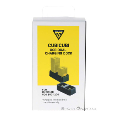 Topeak CubiCubi USB Charging Dock Zubehör-Schwarz-One Size
