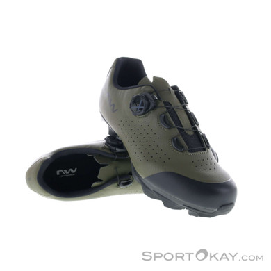 Northwave Scorpius Plus Herren MTB Schuhe-Oliv-Dunkelgrün-44