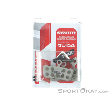 Sram Guide/Trail organisch/Aluminium Bremsbeläge-Grau-One Size