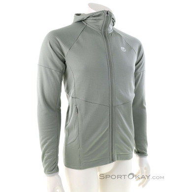 Ortovox Fleece Light Grid Herren Sweater-Hell-Grau-M