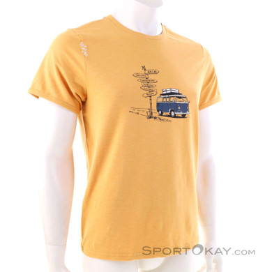 Chillaz Innsbruck Bus Herren T-Shirt-Gelb-M