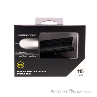 Lezyne Power Pro 115+ StVZO Fahrradlicht vorne-Dunkel-Grau-One Size