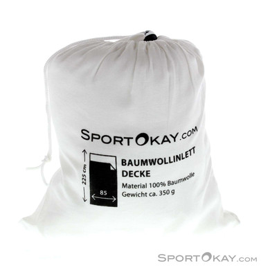 SportOkay.com Camping Decke Baumwollinlett-Beige-One Size