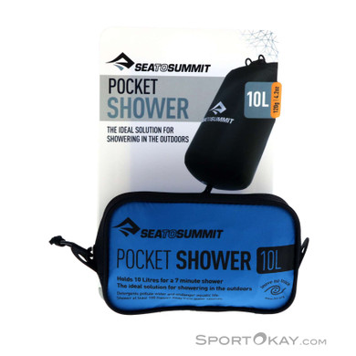 Sea to Summit Pocket Shower 10l Camping Zubehör-Schwarz-One Size