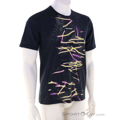 Salomon SHKout Core Graphics Herren T-Shirt-Schwarz-M