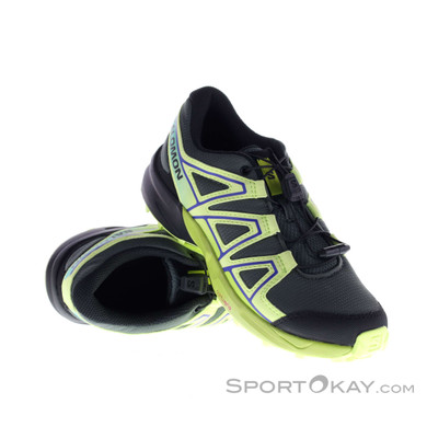 Salomon Speedcross Kinder Traillaufschuhe-Grün-36