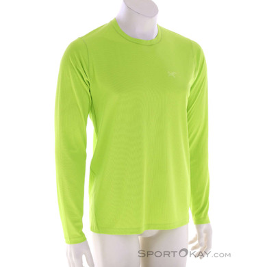 Arcteryx Cormac Crew LS Herren Funktionsshirt-Hell-Grün-M