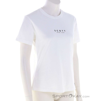 Scott Typo Damen T-Shirt-Weiss-M