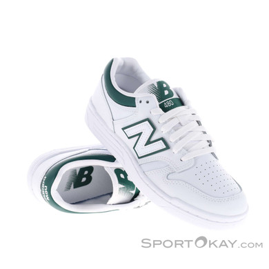 New Balance 480 Damen Freizeitschuhe-Weiss-6,5