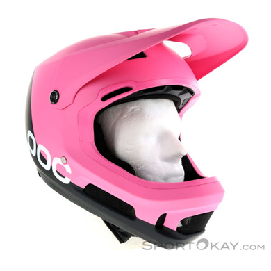 POC Coron Air MIPS Fullface Helm-Pink-Rosa-L