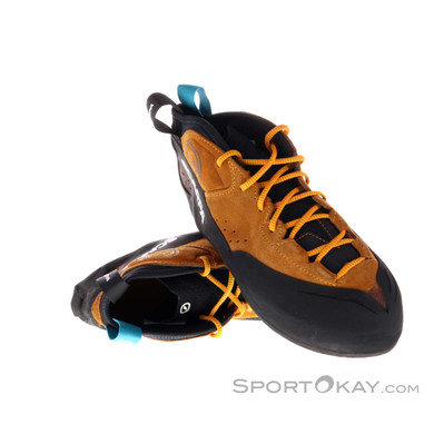 Scarpa Generator Mid Herren Kletterschuhe-Orange-40,5