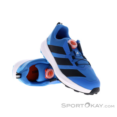 adidas Terrex Agravic Boa Kinder Traillaufschuhe-Blau-36