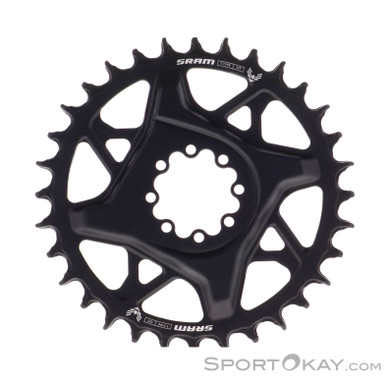 Sram GX Eagle T-Type 12-Fach 3mm Kettenblatt-Schwarz-34
