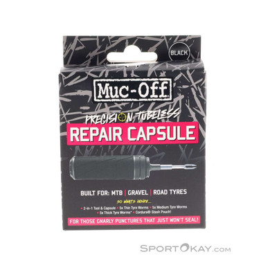 Muc Off Puncture Plug Reparaturset-Schwarz-One Size