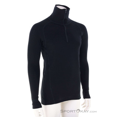 Devold Duo Active Merino 205 Z.Neck Herren Funktionsshirt-Schwarz-L