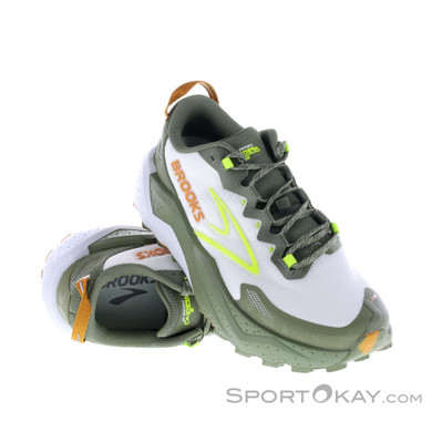 Brooks Caldera 8 Herren Traillaufschuhe-Oliv-Dunkelgrün-10,5