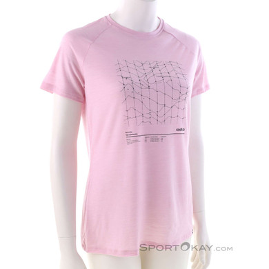 Odlo Merino Tencel Hyper Map Damen T-Shirt-Pink-Rosa-S