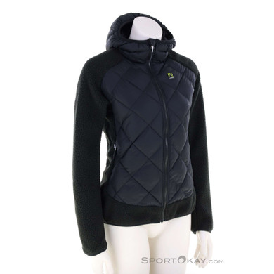 Karpos Marmarole Retro Damen Isolationsjacke-Schwarz-M