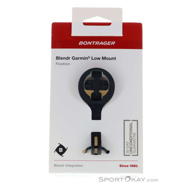 Bontrager Blendr flach Garmin Lenkerhalterung-Schwarz-One Size