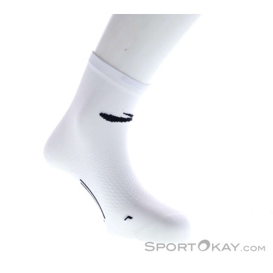 Brooks Elite Herren Laufsocken-Weiss-M