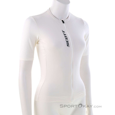 Scott Pro Damen Bikeshirt-Weiss-S