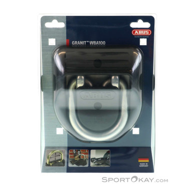 Abus Granit WBA 100 Wand-Bodenanker-Schwarz-One Size