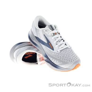 Brooks Adrenaline GTS 24 Herren Laufschuhe-Weiss-8,5
