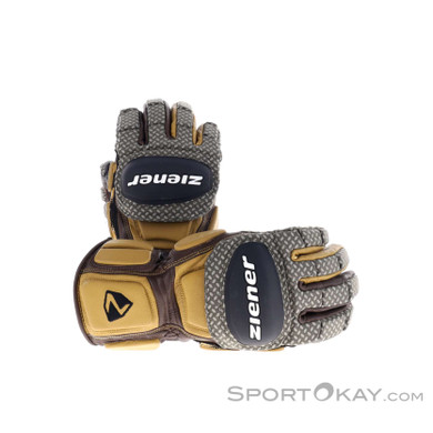 Ziener Gatos-Z PR Herren Skihandschuhe-Braun-8