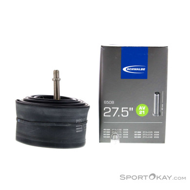 Schwalbe MTB 27,5" AV Schrader Schlauch-Schwarz-27,5