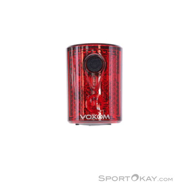 Voxom Lh 3 StVZO Fahrradlicht hinten-Rot-One Size