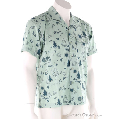 Marmot Muir Camp Novelty SS Herren Hemd-Grün-L