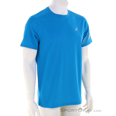 Asics Icon SS Top Herren T-Shirt-Blau-M