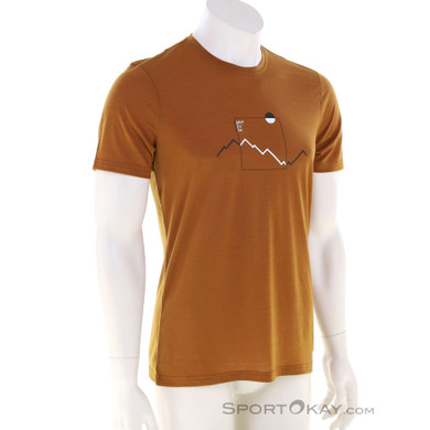 Ortovox 150 Cool Peak Focus Herren T-Shirt-Braun-L